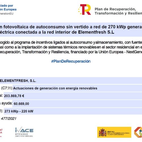 Cartel publicitario ayuda IVACE